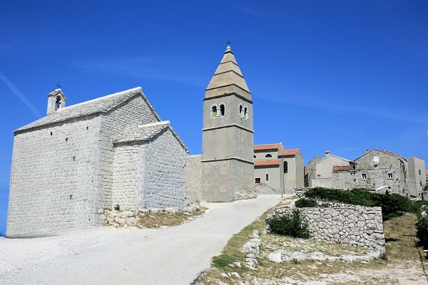Lubenice - øy Cres, Kroatia
