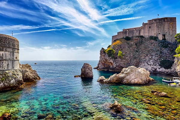 Dubrovnik bymurer, Kroatia