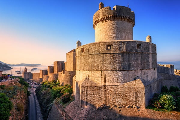 Dubrovnik bymurer, Kroatia