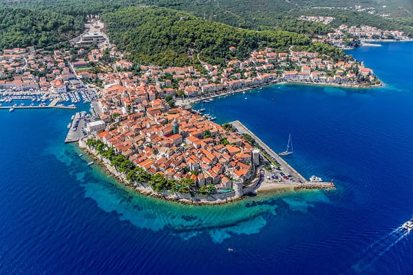 Gamlebyen Korčula, Kroatia