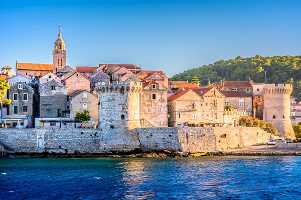 Gamlebyen Korčula, Kroatia