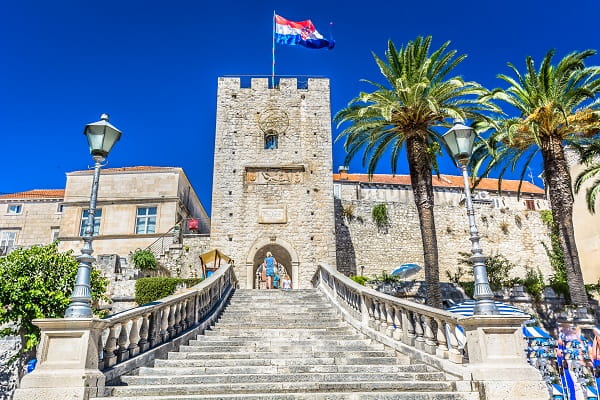 Gamlebyen Korčula, Kroatia