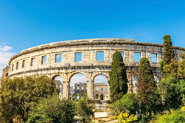 Amfiteater i Pula, Kroatia